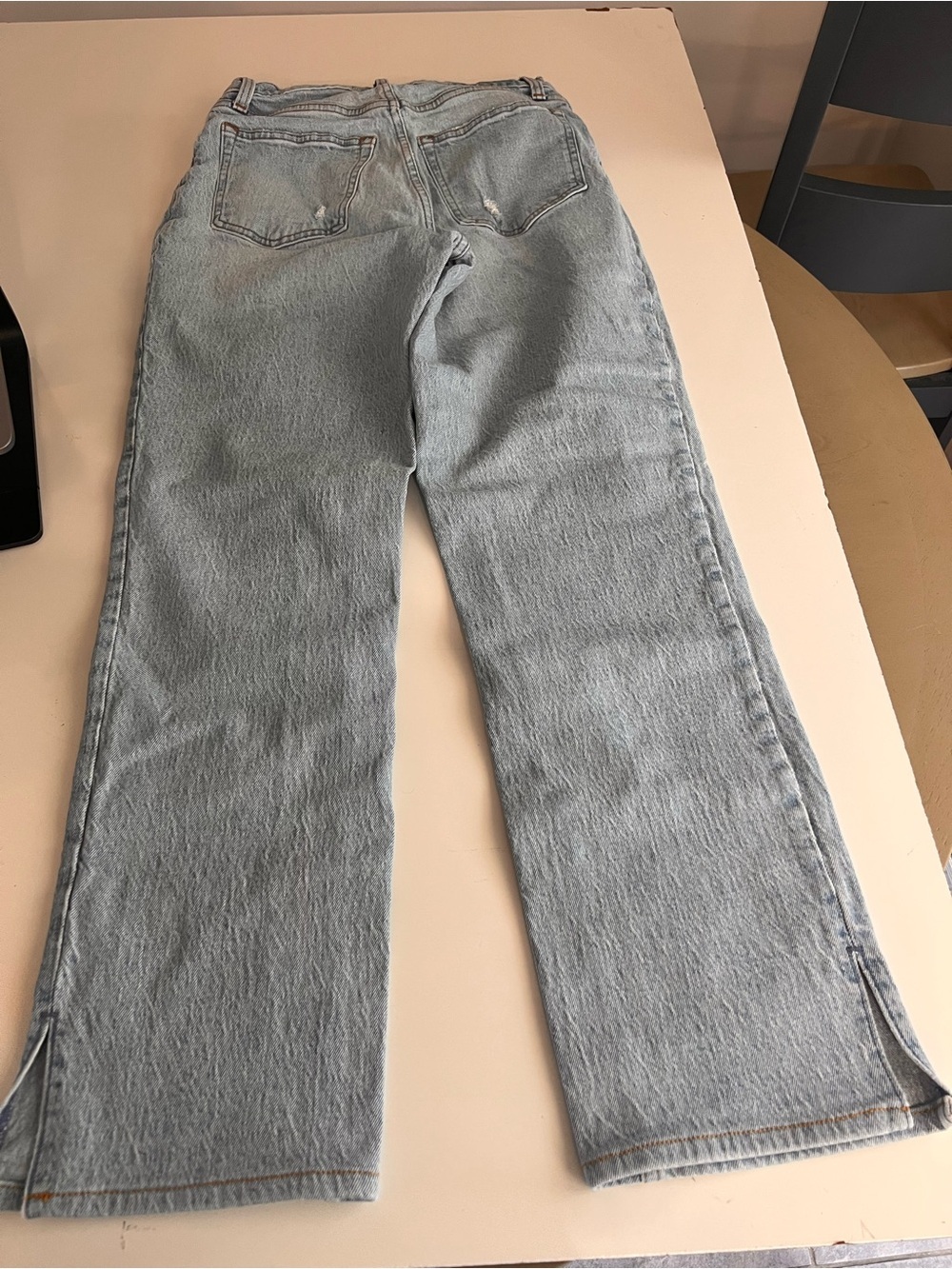 Abercrombie & Fitch Light Wash Straight Leg Jeans